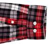 Flannel Shirt Checked Red, Black And White Size M - T N81-540-M