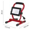 Lampe De Travail - VELAMP - LIGHT PAD - 20W - 1600 Lumens - IP65 - Noir