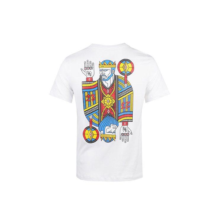 Nike T Shirts Men's White Crew Neck Moderate Straight Fit CD1319-100