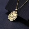 Pandantiv Sigiliul lui Solomon pentru Colier Oțel Inoxidabil Talisman Viking Amuletă Vintage Protecție Supernaturală Bijuterii Pentagramă