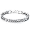 European & American 6MM Stylish Double Layer Dragon Bone Titanium Stainless Steel Women's Bracelet