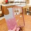 KEYSION Luxury Plating Glitter Phone Case for Xiaomi POCO F6 Pro Transparent Soft TPU Shockproof Back Cover for POCO F6 Pro