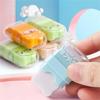4Pcs Double Ended Animal Roller Eraser With Built In Shavings Cleaner Easy Erasing For Students Workers Writing Drawing