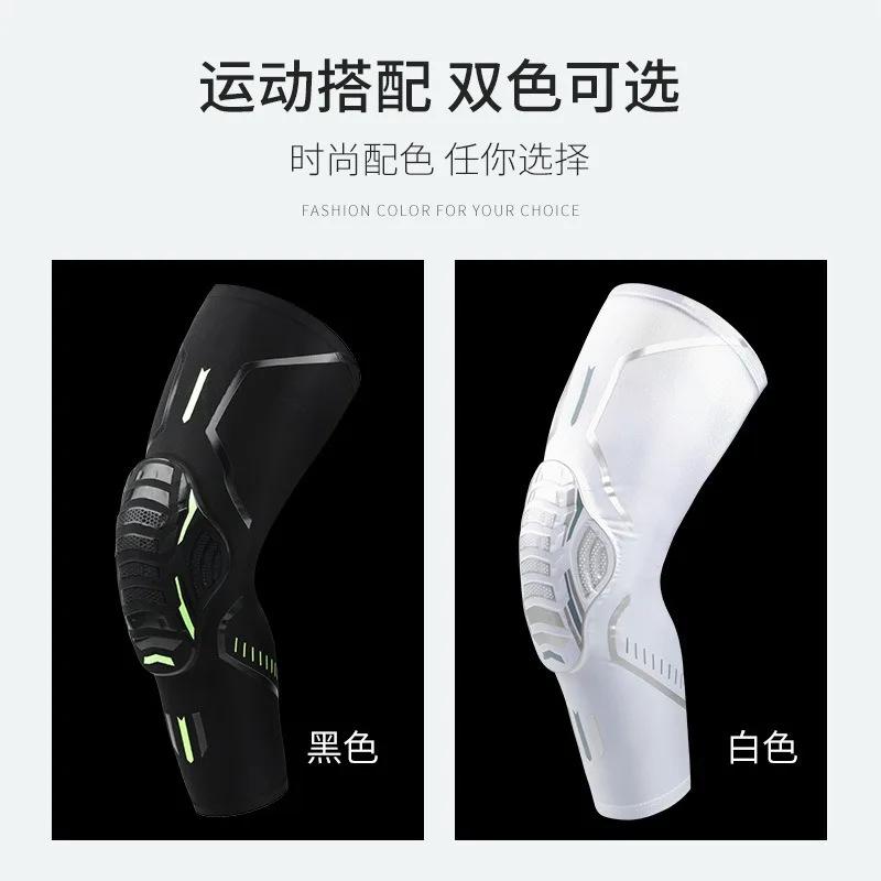 1Pcs Sports Knee Pads Brace Compression for Men Women,Leg Knee Sleeve Anti-Collision Honeycomb Knee Pads for Basketball Football