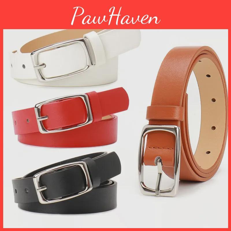 Style Womens Korean Chic New Versatile Pin Buckle Belt For Jeans