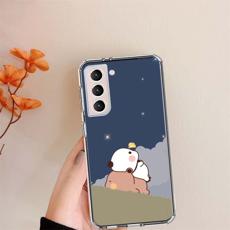 Cute BuBu DuDu Clear Phone Cases for Samsung S26 Ultra Galaxy S25 Edge S24 S23 FE S21 Plus S20 S22 S10 Cover Patterned Compatibl