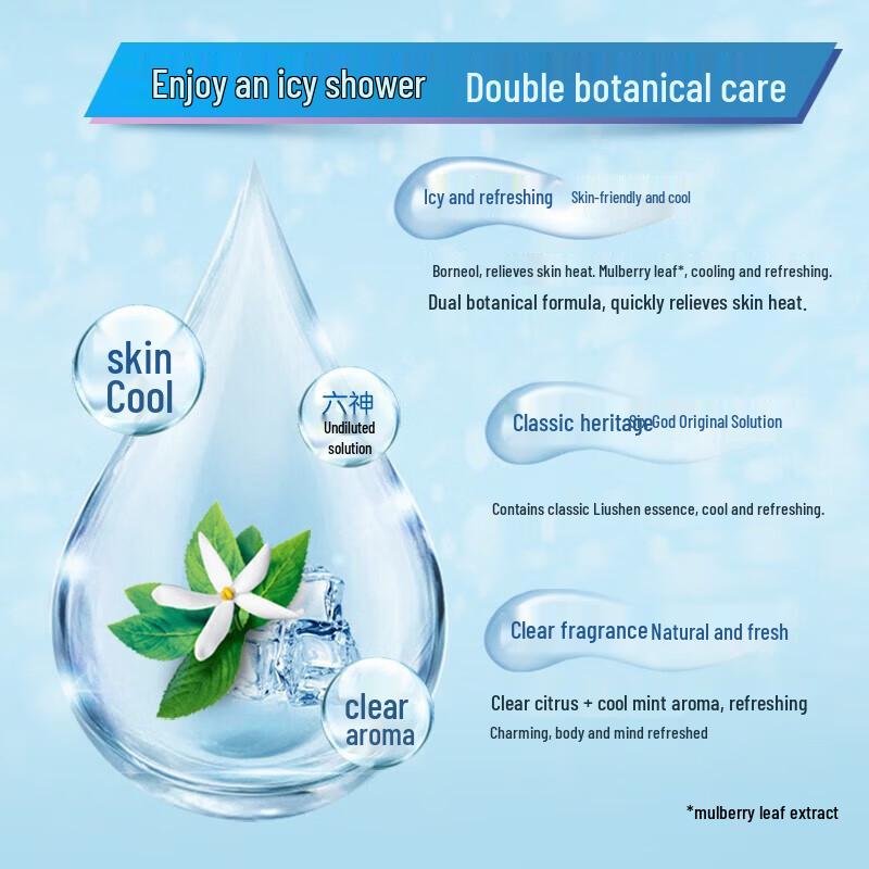 Liu Shen Cool Refreshing Body Wash