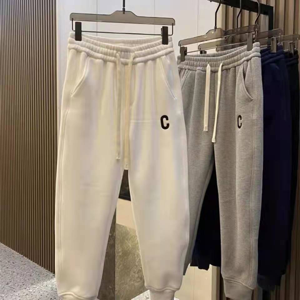 Dick bestickte lässige Sweatpants sind schlicht, vielseitig, bequem und für Männer und Frauen geeignet.