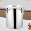 Breakfast Soup Porridge Pot Hotel Buffet Versatile Stainless Steel Round Warmer for