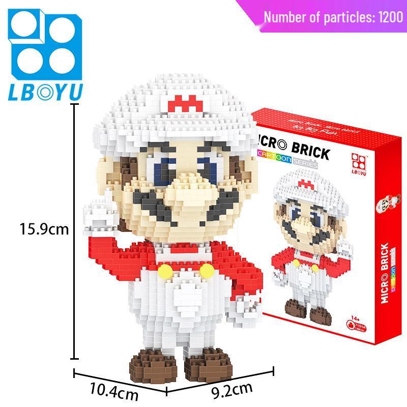 Le Bao Yu Educational Street Vendor Building Blocks for Kids and Adults – Micro Diamond Small Particles, One Piece