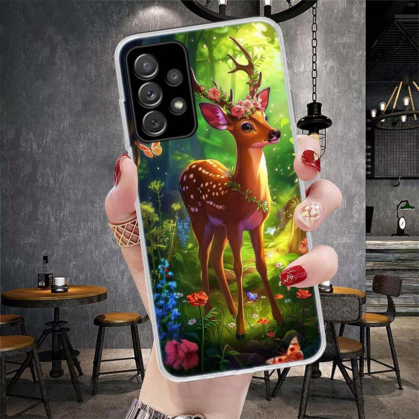 Hirschjagd Camo Handyhülle Für Samsung Galaxy A12 A22 A32 A52 A72 A02S A51 A50S A71 A70 A31 A20S Note 20 Ultra S10 A10S Galaxy