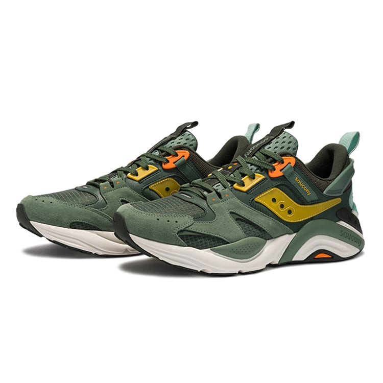 SAUCONY Gram 9000 Winter Textile, Synthetic Leather Cushioning Slip Resistant Abrasion Resistant Breathable S79000-2