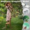 1pc Simulation Dragonfly Insect Model Hanging Ornaments Realistic Insects Dragonfly Model For Garden Farm Home Decoration