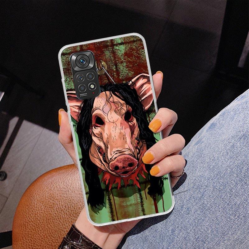 The Jigsaw Killer Horror Phone Case For Xiaomi Redmi Note 15 14 13 12S 12 11 Pro Plus 14S 11S 11E 10 10S 11T 5G Personalized Cov