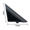 For FIAT 500 2012 2013-2019 Door 1 Pair Front Window Mirror Triangle Plate Cover