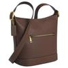 Coach Jude 22 Logo Leather Shoulder Bag Small Women Shoulder Bag Brown CBH18-IMV2R
