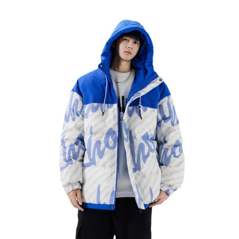 Модная и простая новая зимняя куртка-пуховик с капюшоном — фото 5