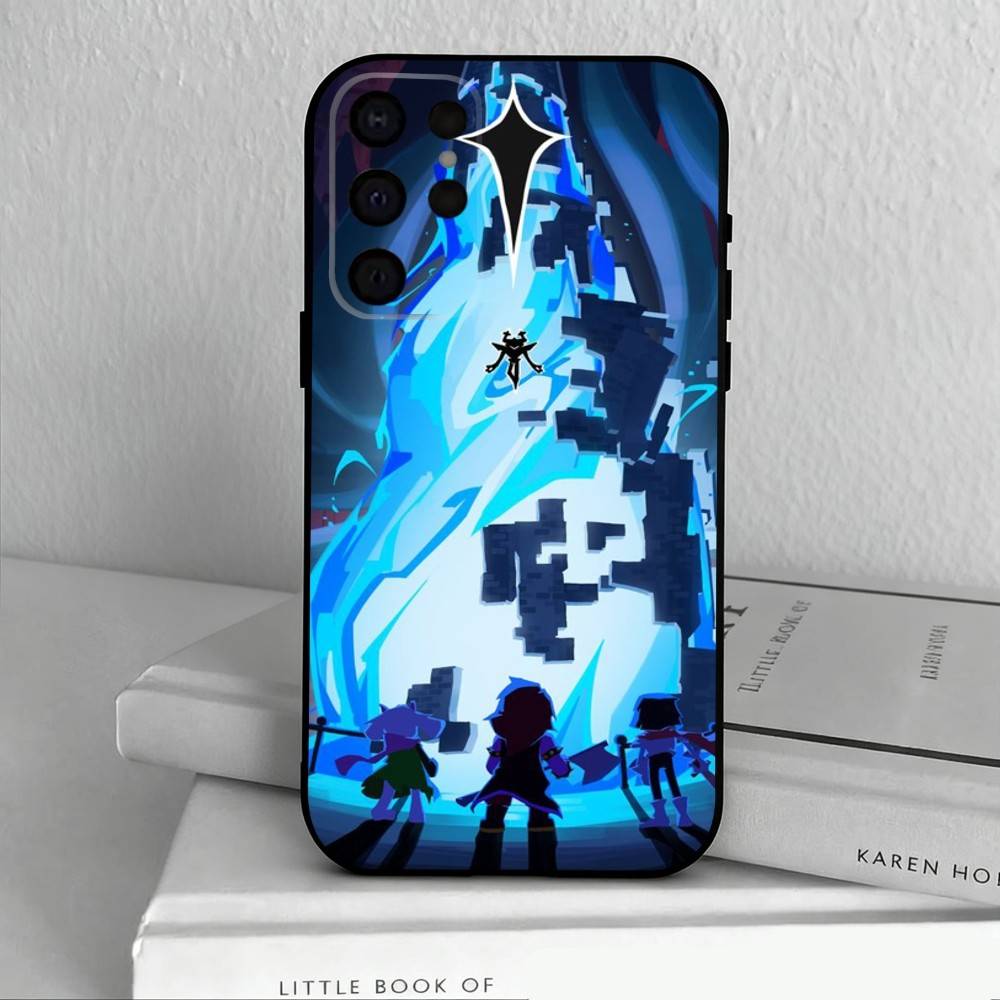 Game D-Deltarune-E  Phone Case For Samsung S25,24,23,22,30,21,10,9,Ultra,Plus,Lite,FE,4,5 G Soft Black Case Samsung S30plus5G
