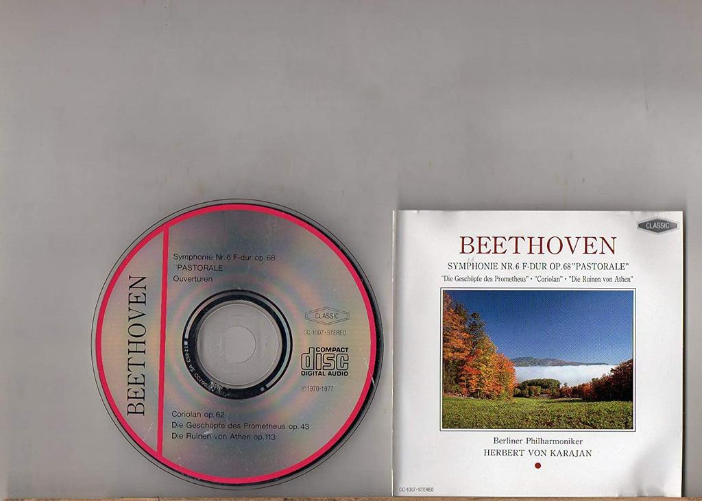 CD HERBERT VON KARAJAN - Beethoven Symphony No.6 In F Major  CC1007 CLASSIC Japan Classical Used
