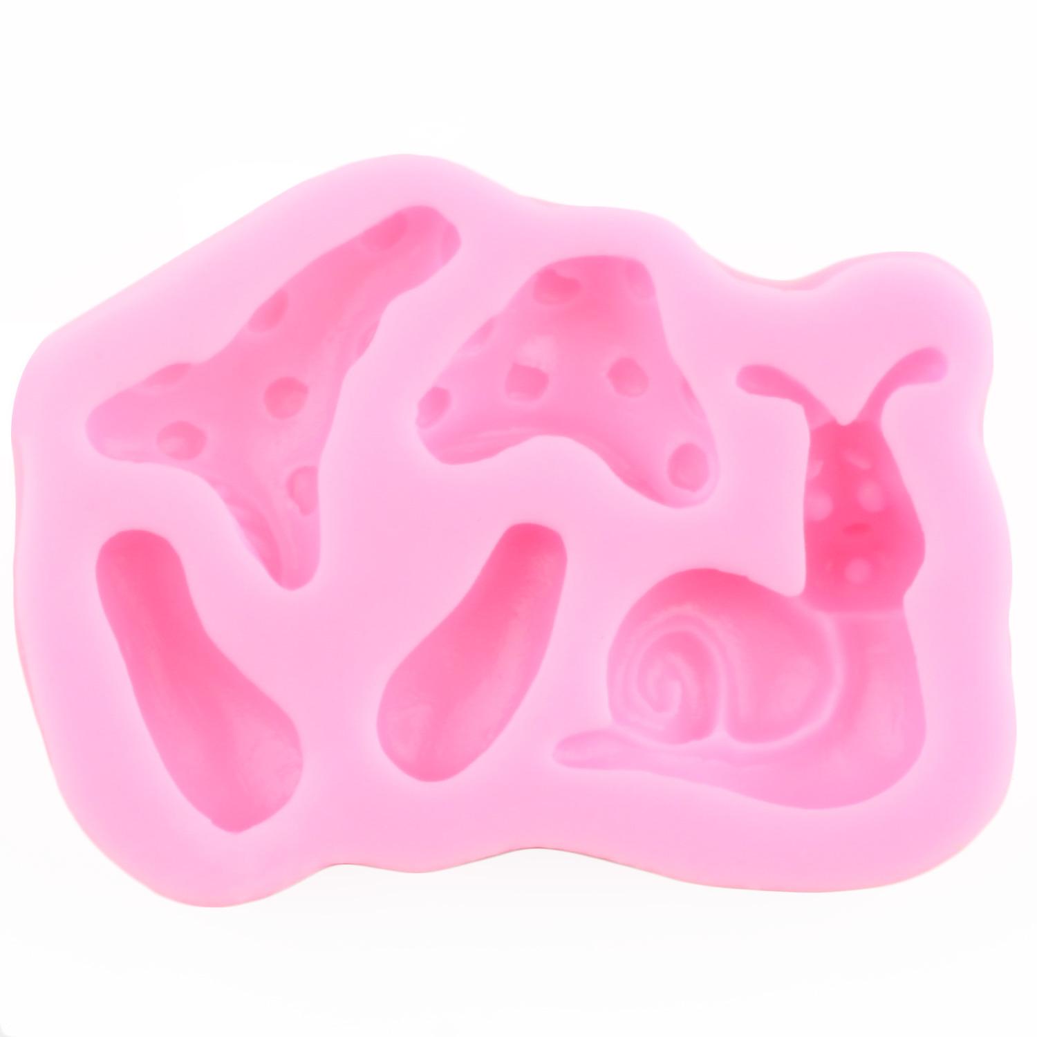 

Зачарованный винтажный сказочный сад, сказочная дверь, силиконовая форма в виде улитки, формы для шоколадной помадки, полимерная глина, украшение для торта белый