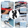 2pcs Pole Clips Holder for Bimini Top for Anti-Rattle Bimini Brace Rowing Boat
