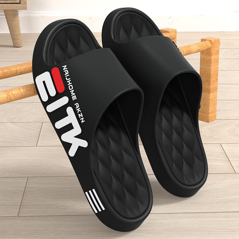 

Летние спортивные повседневные EVA шлепанцы 2025 Трансграничные CALM SLIDE Парная плоская обувь Удобная носка 44 чёрный