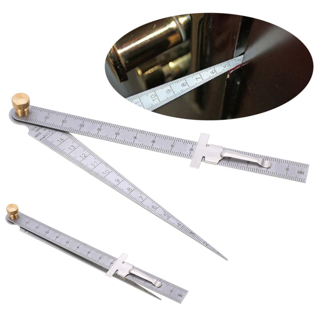 BOSAIYA QAZ1 Heights Precision Welding Taper Feeler Gauge Gage Perdurable Stainless Steel Depth Ruler Manual Welding Measurement Tool TL0309 BOSAIYA QAZ1 Heights Precision Welding Taper Feeler Gauge Gage Perdurable Stainless Steel Depth Ruler Manual Welding Measurement Tool TL0309