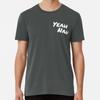Yeah Nah - White Premium T-Shirt S To 5XL Made In the AU/USA T-Shirt