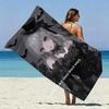 Gothic Witch Dark Rose Beach Towel Patterned Sunscreen And Windproof Suitable For Swimming Pool Camping Travel Blanket