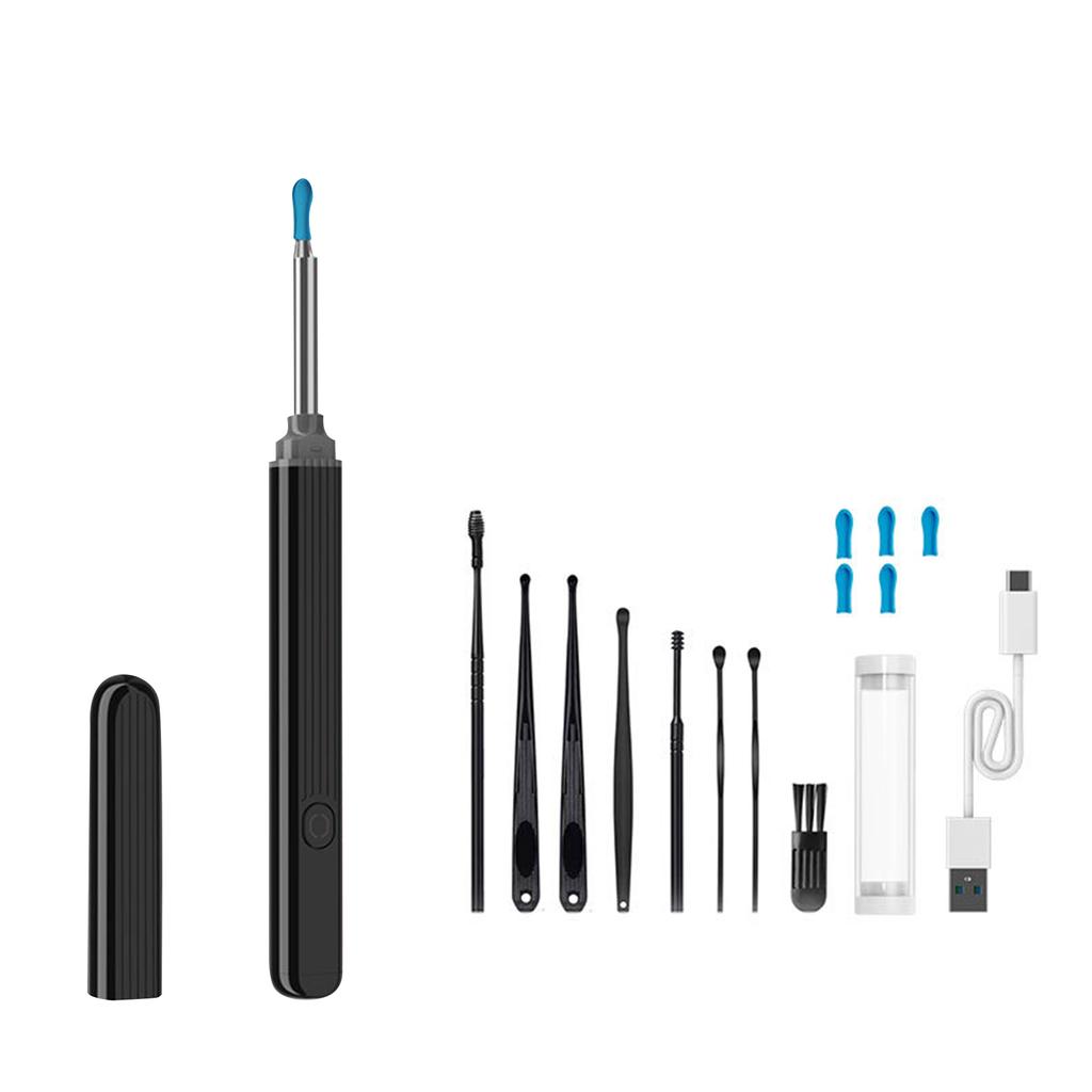 Visueller Ohrlöffel, Ohrenschmalz-Entferner mit Endoskop, Silikon-Ohrpick, Telefon-App, WiFi-Verbindung