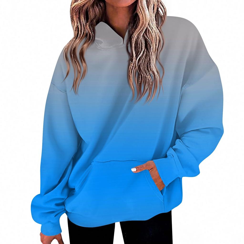 Women's Fashion Daily  Casual V-Neck Long Sleeve Printed Top