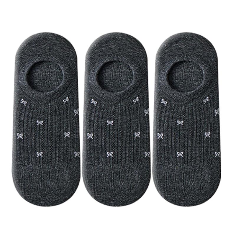 1/5pairs Spring And Summer Women's Socks Cartoon Bow Silicone Non-slip Breathable Invisible Pure Cotton Ankle Boots Soft Socks