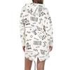 Puma Sue Tsai Collaboration Hooded Graffiti Long Sleeve Dress Women dresses Off-White 595235-55