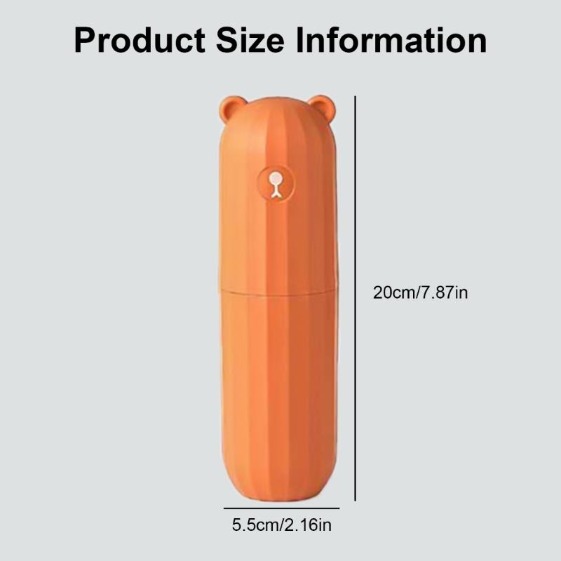 2x Toothbrush Case Travel Toothbrush Container Travel Toothbrush Holder Toothbrush Box for Camping Home Business Trip