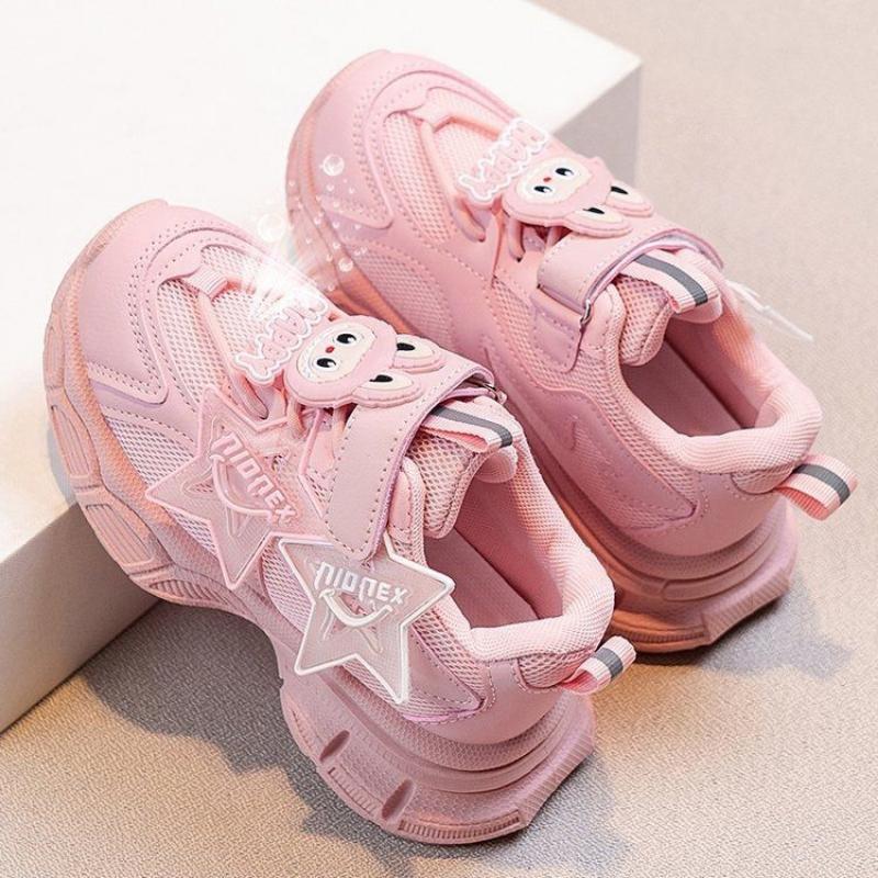 

Детская дышащая обувь, весенне-осенняя спортивная обувь, женские сетчатые кроссовки-папы 29