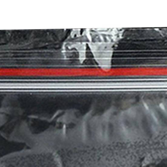 100Pcs Mini Reclosable Zip Portable Clear Pouch Storage Bags