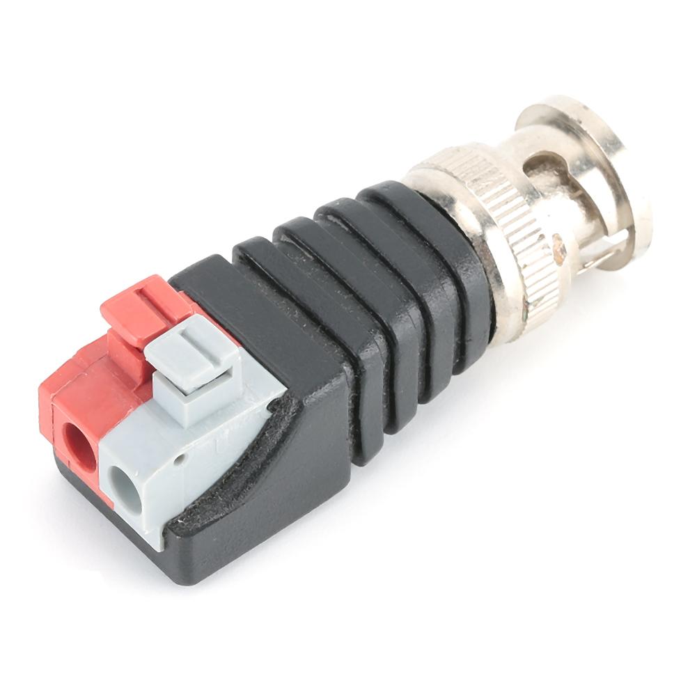 20Pcs Video Surveillance Male BNC Connector Adapter Plug Jack for CCTV Camera