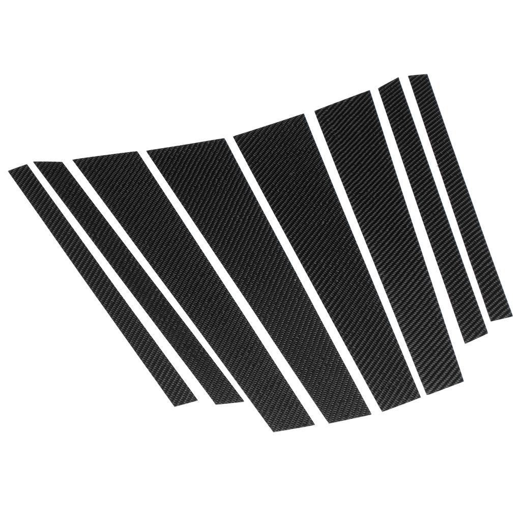 8pcs Carbon Fiber Window BPillar Trim Decorative Sticker Fits for X5 F15 20142018