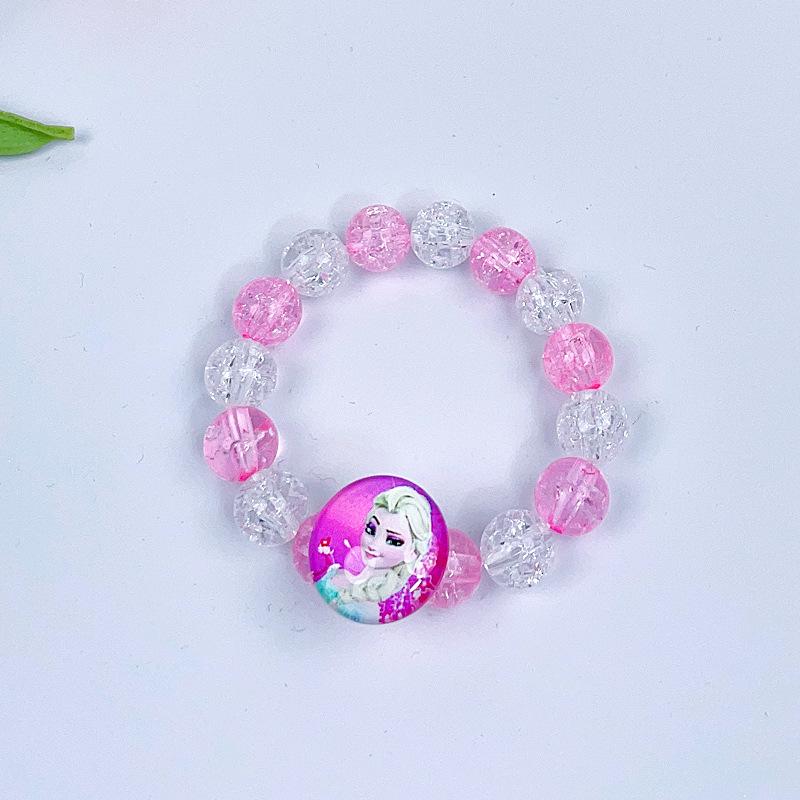 Cartoon Mermaid Pendant Beaded Bracelet for Girls