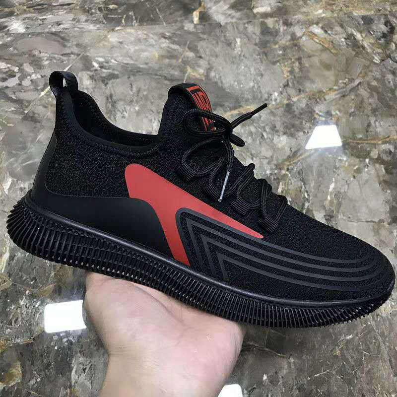 

Versatile mesh new fly-woven couple shoes new spring men s shoes breathable sports shoes casual running women s shoes 44