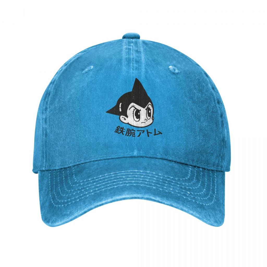 Astro Boy Manga Spring Summer Cap Dad Ponytail Baseball Cap Casual Astroboy Anime Hat Denim Sport Casquette