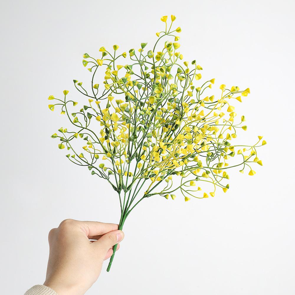 

1/3Pcs Artificial Plant Bouquet Lavender Fake Flowers for Home Room Decor Garden Wedding Decoration Outdoor DIY Vases Ornament 1Pcs жёлтый