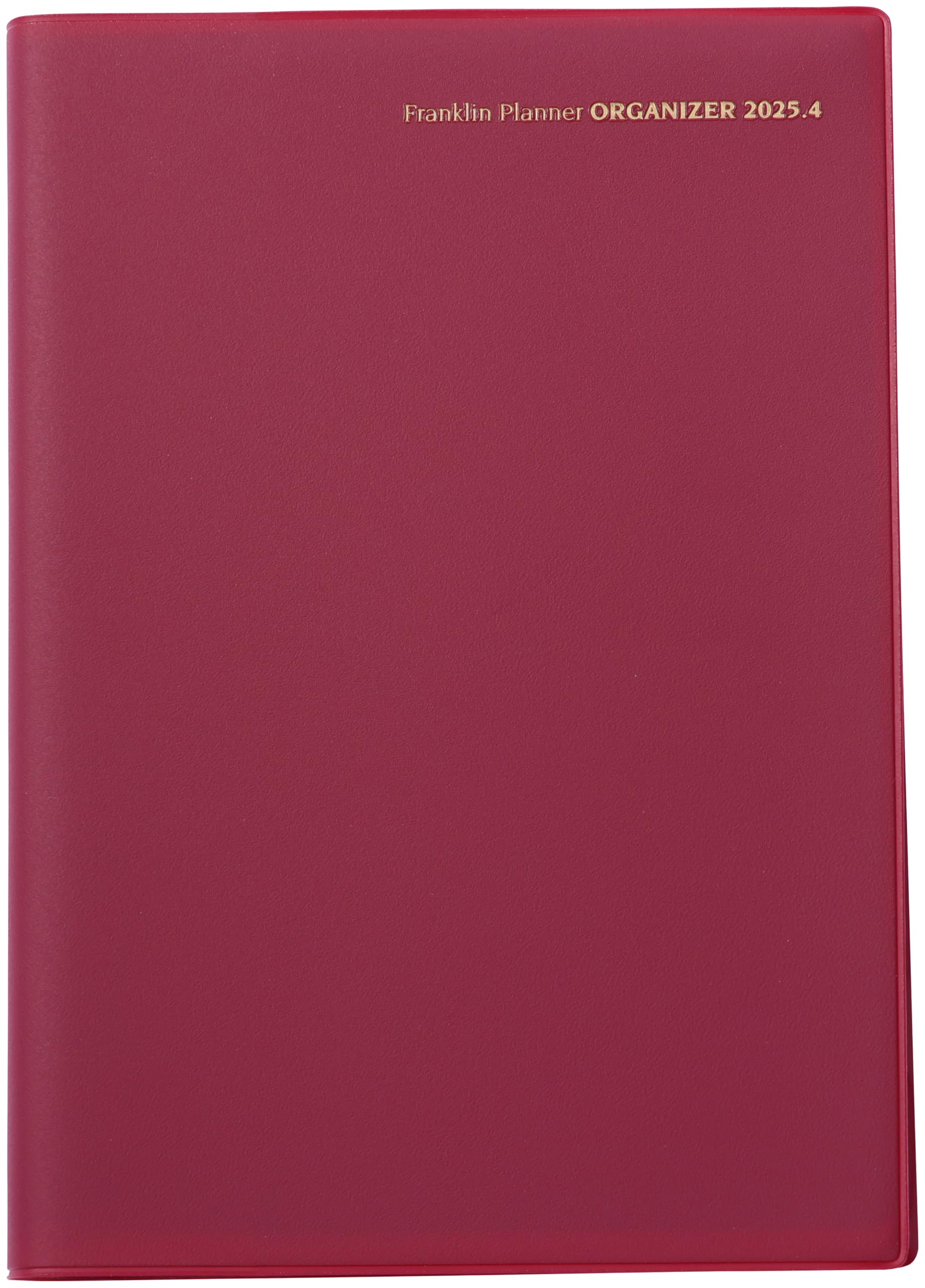 

Органайзер Franklin Planner, Одна страница в день, ПВХ, Начиная с апреля 2025 года, A5, Бордовый, 86483