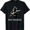 Blues Gitaar Muzikanten Muziek T-shirt vintage Gewassen streetwear Top Voor Dagelijks Gebruik mode grafisch ontwerper kleding Zacht