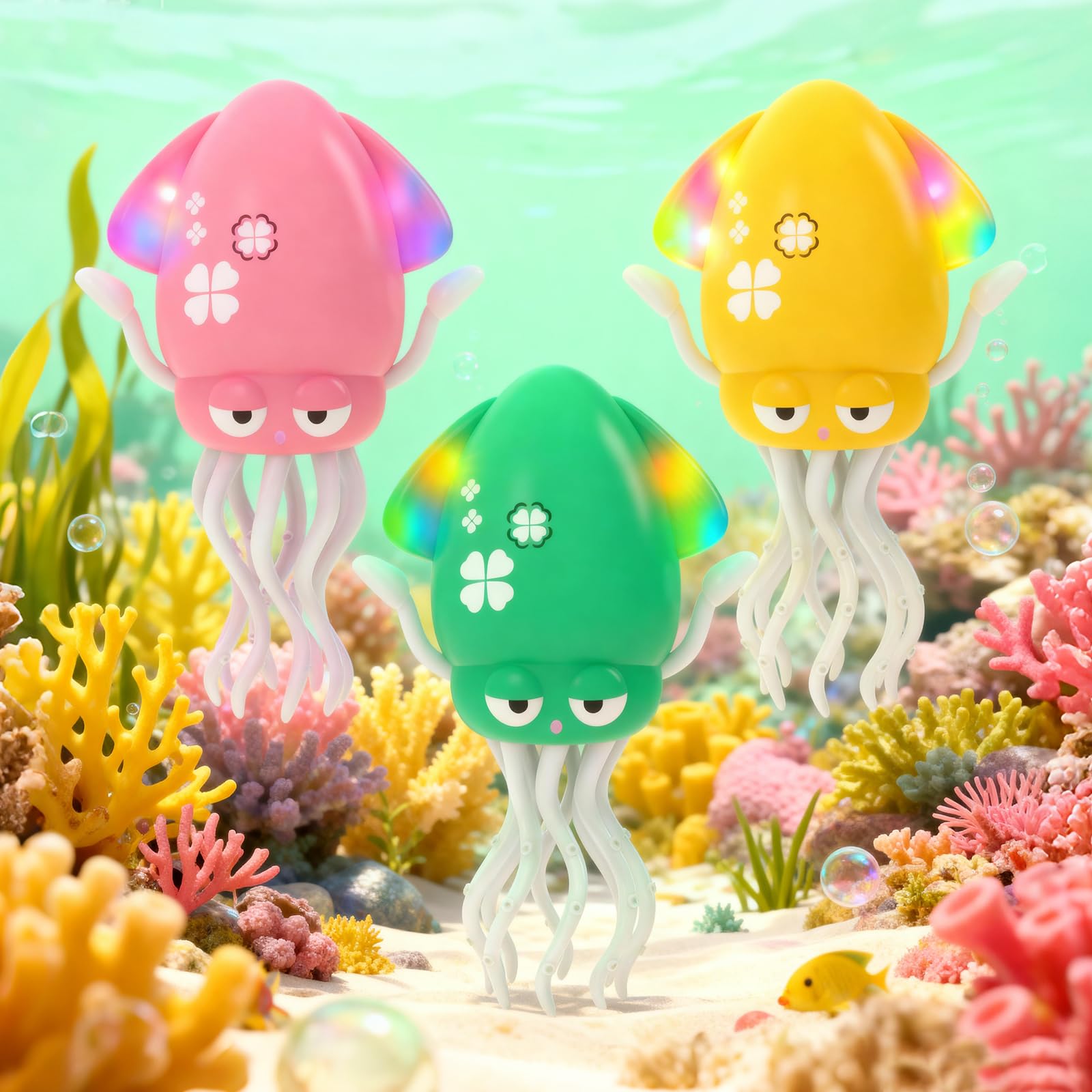 

Танцующий Осьминог Кальмар Игрушка, Детская Игрушка, Развивающая Игрушка с Движением, Музыкой и Светодиодной Подсветкой, Автоматическое Обнаружение Препятствий, Отличный Подарок для Детей, Привлекает