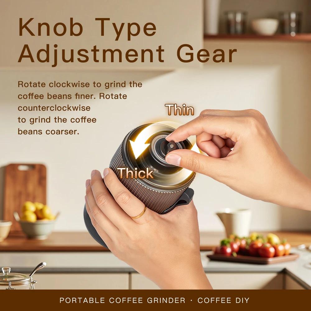 2025 New Portable USB Electric Coffee Bean Grinder 2000mAh Rechargeable Grinders Household Mini Coffee Machine hot sell