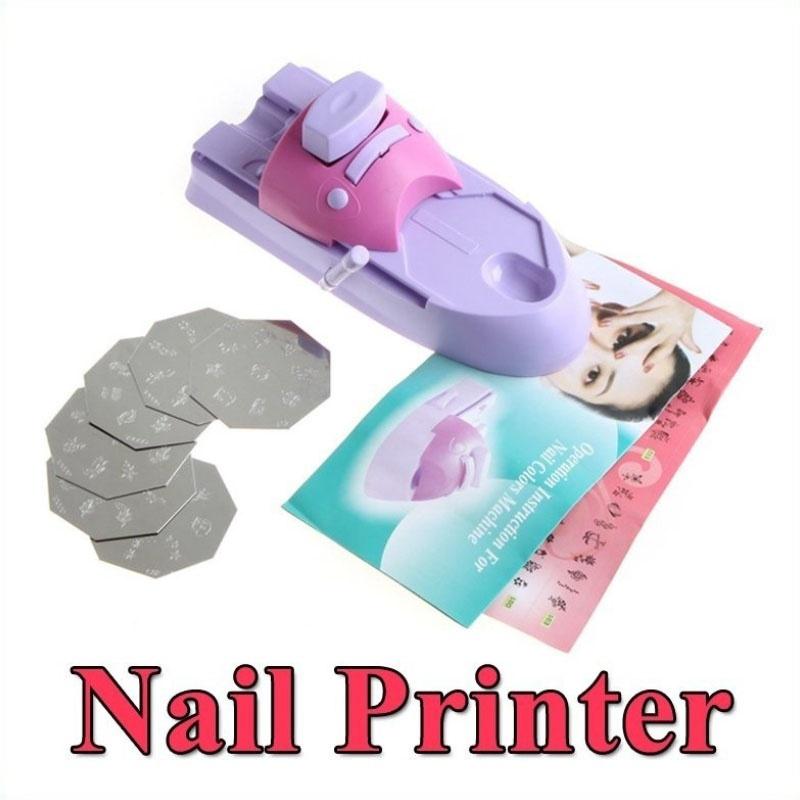 Trendy Diy Set Nail Art Printing Nail Manicure Machine Stamperbuy at a