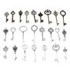 5pcs Key Charms Pendant Antique Bronze Silver Color DIY Handmade Crafts Making Findings Tibetan Jewelry For Jewelry Making