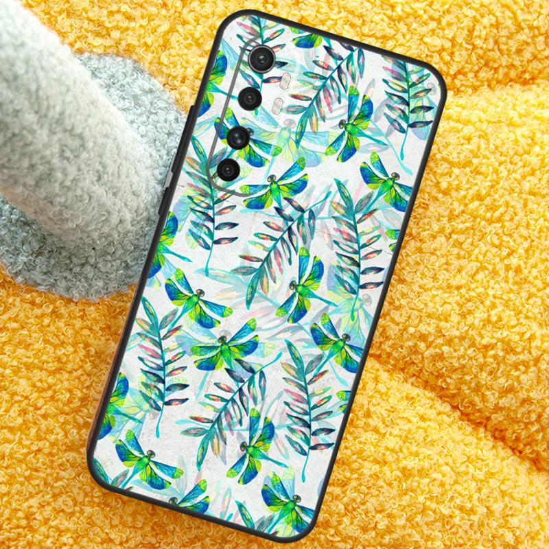 Colorful Dragonfly Case For Xiaomi 15 14 Ultra 13T 14T 15T 17 Pro Max Cover For POCO X7 F8 Pro X3 X5 X6 F5 F6 F7