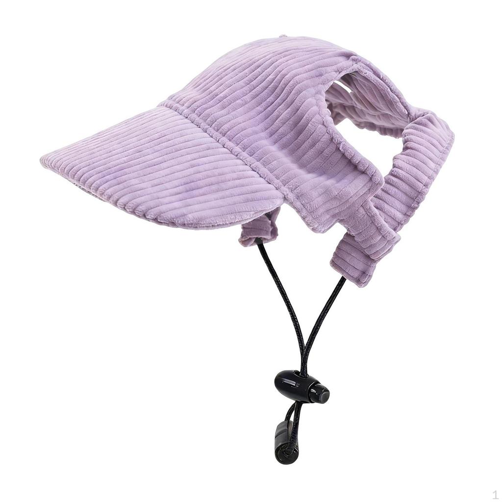 Dog Baseball Adjustable Fashion Corduroy Comfortable Puppy Sunbonnet Sun Protection Hat for